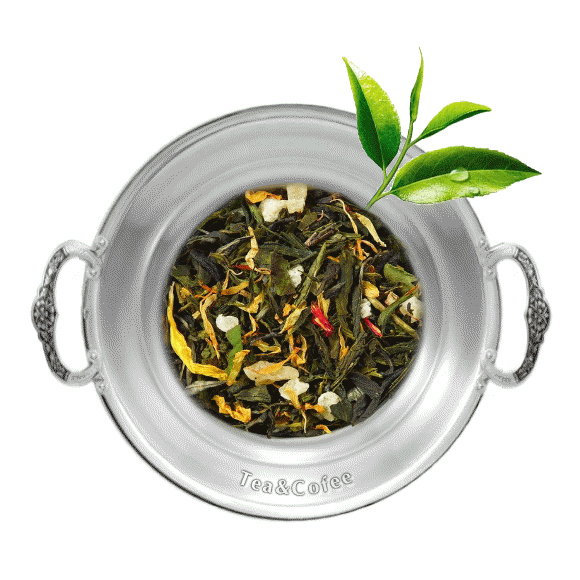 Чай зеленый ароматизированный Восемь Сокровищ Шаолиня