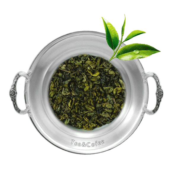 Чай ароматизированный Зеленый с мятой (ганпаудер)