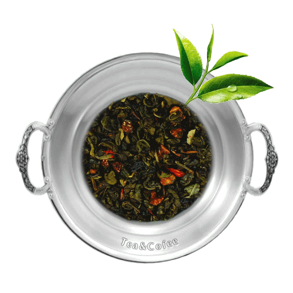 Чай зеленый ароматизированный Земляничный десерт