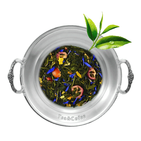 Чай зеленый ароматизированный Клюквенный