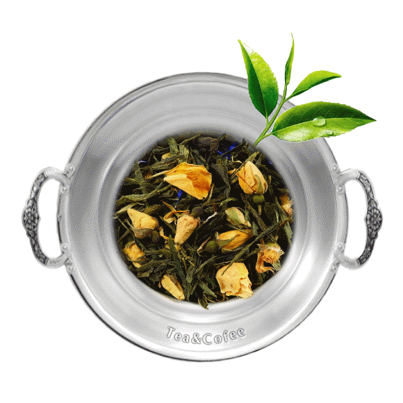 Чай зеленый ароматизированный Роза Парижа