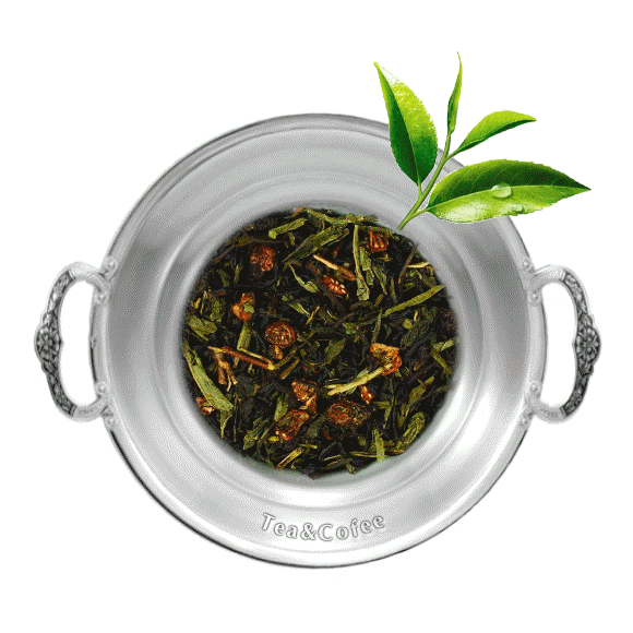 Чай ароматизированный зеленый с черным Лунный замок