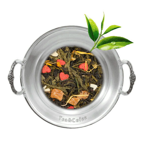 Чай ароматизированный зеленый с черным Основной инстинкт