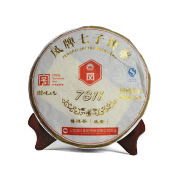 Чай китайский элитный Шен Пуэр 7811 фабрика Фэн Цин