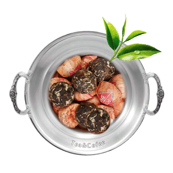 Чай китайский элитный шу пуэр прессованный мини то ча с хризантемой