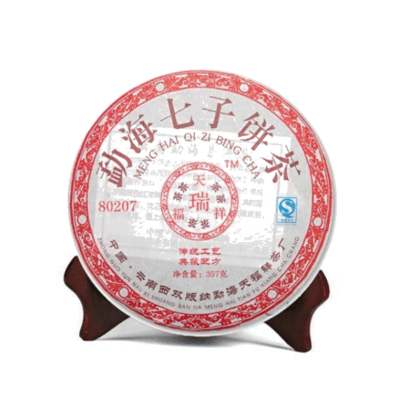 Чай китайский элитный шу пуэр Фабрика Тяньфусян